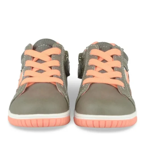 Baskets Montante KAKI Garçon Motif Etoiles Fermeture éclair