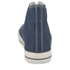 Baskets Montante MARINE Femme Motif Uni Lacets