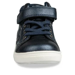 Baskets Montante MARINE Fille Motif Uni Scratch