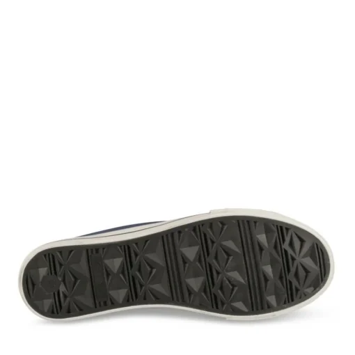 Baskets Montante MARINE Femme Motif Uni Lacets