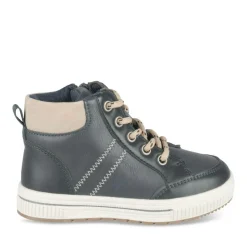 Baskets Montante MARINE Garçon Motif Uni Lacets