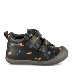 Baskets Montante MARINE Garçon Motif Dinosaure Scratch