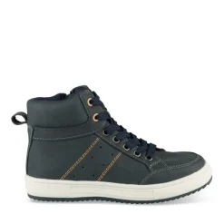 Baskets Montante MARINE Garçon Motif Uni Lacets