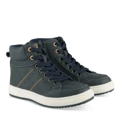 Baskets Montante MARINE Garçon Motif Uni Lacets