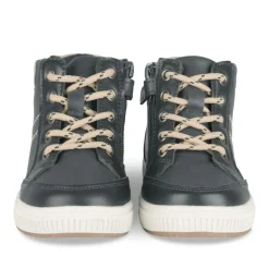 Baskets Montante MARINE Garçon Motif Uni Lacets