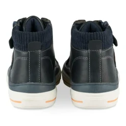Baskets Montante MARINE Garçon Motif Uni Lacets