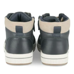 Baskets Montante MARINE Garçon Motif Uni Lacets