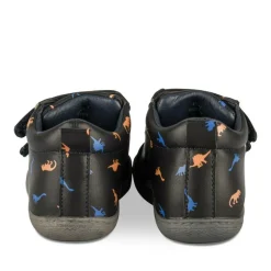 Baskets Montante MARINE Garçon Motif Dinosaure Scratch