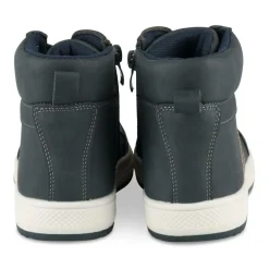 Baskets Montante MARINE Garçon Motif Uni Lacets