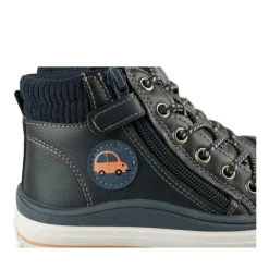 Baskets Montante MARINE Garçon Motif Uni Lacets