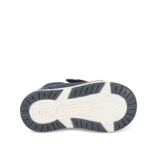 Baskets Montante MARINE Garçon Motif Animal Scratch
