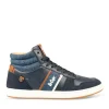 Baskets Montante MARINE Homme Lacets