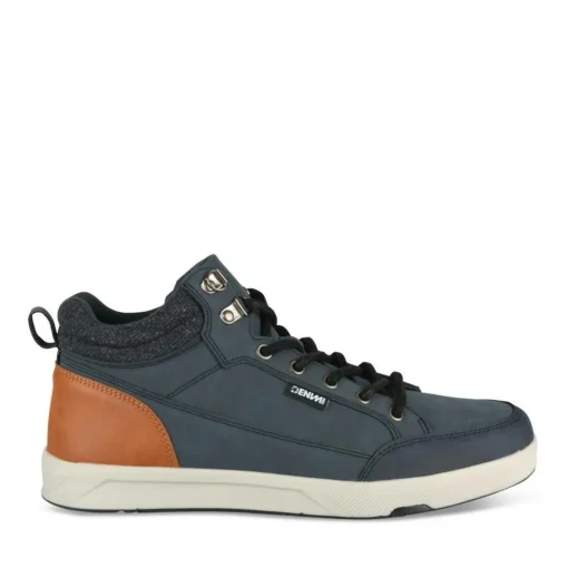 Baskets Montante MARINE Homme Motif Uni Lacets