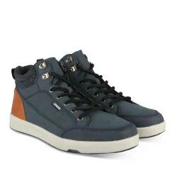 Baskets Montante MARINE Homme Motif Uni Lacets