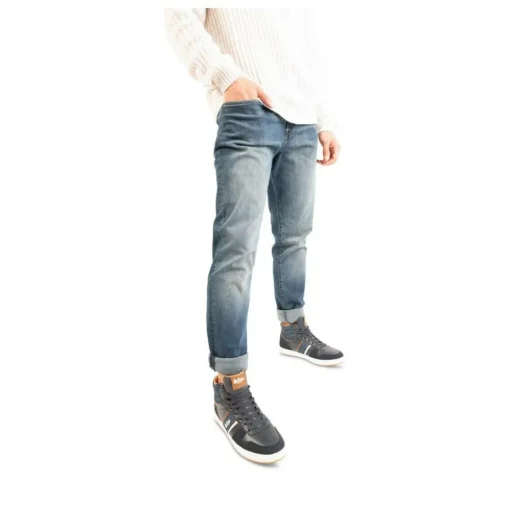 Baskets Montante MARINE Homme Lacets