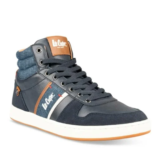 Baskets Montante MARINE Homme Lacets