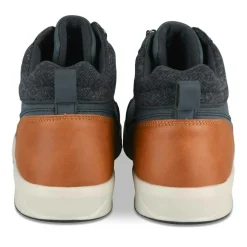 Baskets Montante MARINE Homme Motif Uni Lacets