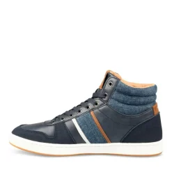 Baskets Montante MARINE Homme Lacets
