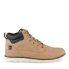 Baskets Montante MARRON Homme Motif Uni Lacets