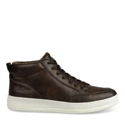 Baskets Montante MARRON Homme Lacets