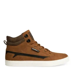 Baskets Montante MARRON Homme Lacets