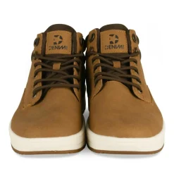 Baskets Montante MARRON Homme Motif Uni Lacets