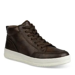 Baskets Montante MARRON Homme Lacets