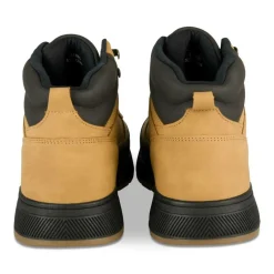 Baskets Montante MARRON Homme Motif Uni Lacets