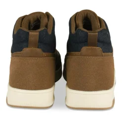 Baskets Montante MARRON Homme Motif Uni Lacets
