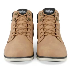 Baskets Montante MARRON Homme Motif Uni Lacets