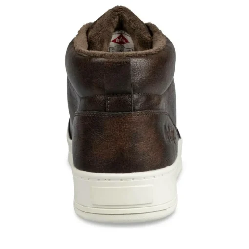 Baskets Montante MARRON Homme Lacets