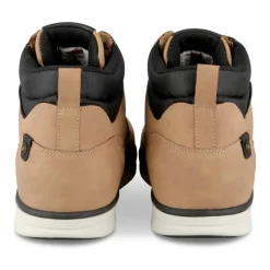 Baskets Montante MARRON Homme Motif Uni Lacets