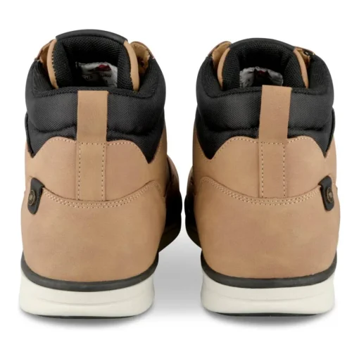 Baskets Montante MARRON Homme Motif Uni Lacets