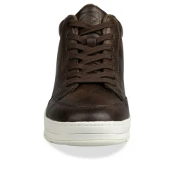 Baskets Montante MARRON Homme Lacets