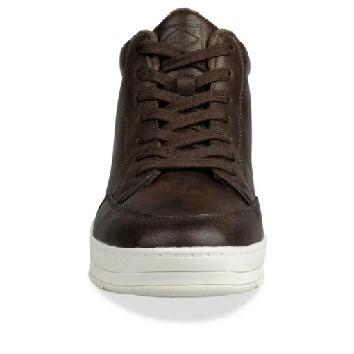 Baskets Montante MARRON Homme Lacets