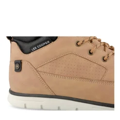 Baskets Montante MARRON Homme Motif Uni Lacets
