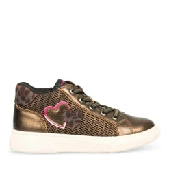 Baskets Montante METALLISE Fille Fermeture éclair
