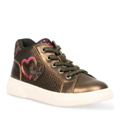 Baskets Montante METALLISE Fille Fermeture éclair