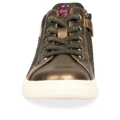 Baskets Montante METALLISE Fille Fermeture éclair
