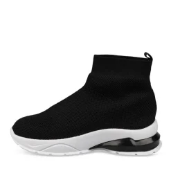 Baskets Montante NOIR Femme A Enfiler