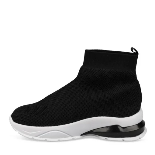 Baskets Montante NOIR Femme A Enfiler