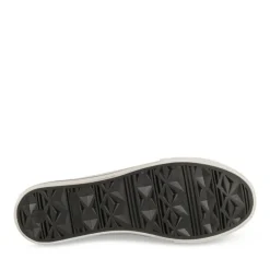 Baskets Montante NOIR Femme Motif Uni Lacets