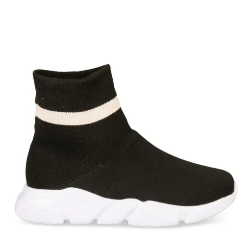 Baskets Montante NOIR Fille A Enfiler