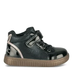 Baskets Montante NOIR Fille Motif Animal Scratch