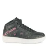 Baskets Montante NOIR Fille Motif Uni A Enfiler