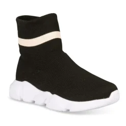 Baskets Montante NOIR Fille A Enfiler