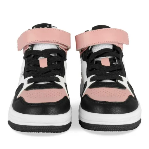 Baskets Montante NOIR Fille Motif Uni A Enfiler