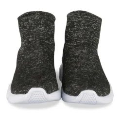 Baskets Montante NOIR Fille Motif Uni A Enfiler