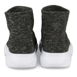 Baskets Montante NOIR Fille Motif Uni A Enfiler