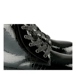 Baskets Montante NOIR Fille Motif Vernis A Enfiler